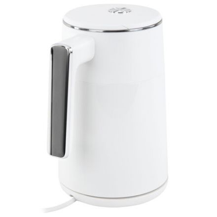 Чайник с двойными стенками, терморегулятором и дисплеем BRASSON (БРАССОН) KT-264, 1,5 л, 2200 Вт, 7 температурных режимов, белый, 455193