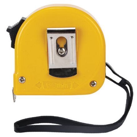 Рулетка измерительная 3 м х 16 мм, пластиковый корпус, с фиксатором, ГРАНДМАСТЕР Classic, 671360