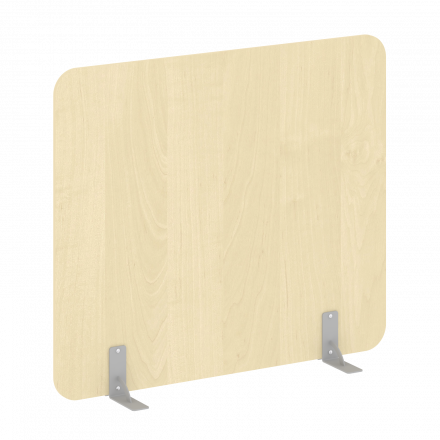 R-line Перегородки на металлических опорах на фетровых подпятниках DP.F-140-120 Клён/Серый металл 1400*18*1200