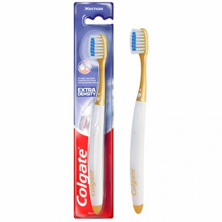 Зубная щетка COLGATE "Extra Density", жесткая, 8718951508927