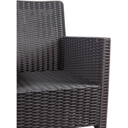 Диван TDT_двухместный садовый капучино под ротанг