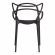 Стул Cat Chair (mod. 028) пластик, 53 x 59 x 82,5 см, черный (Black 3010)