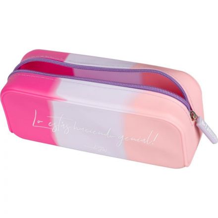 Пенал силиконовый №1School Радуга 3 цвета (розовый, сиреневый, бежевый) Пенал силиконовый №1School Радуга 3 цвета (розовый, сиреневый, бежевый)