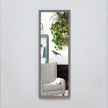 Зеркало МИР_Комус Мебель в раме  ПЛС 300х900 (КС365007003) темно-серый
