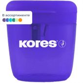 Точилка Kores DEPOSITO 1X одно отверстие, цвета в ассортименте 35809 Точилка Kores DEPOSITO 1X одно отверстие, цвета в ассортименте 35809