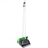 Комплект для уборки совок с щеткой для пола A-VM зеленый KAF300-G