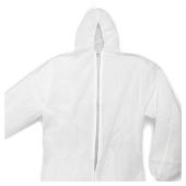 Комбинезон одноразовый с капюшоном Каспер-классик, плотность 30 г/м2, материал спанбонд, размер XL (52-54), белый Комбинезон одноразовый с капюшоном Каспер-классик, плотность 30 г/м2, материал спанбонд, размер XL (52-54), белый