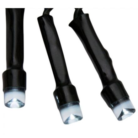 Электрогирлянда Твинкл Лайт 10 м, тем-зел ПВХ,80 LED,цвет белый 303-045