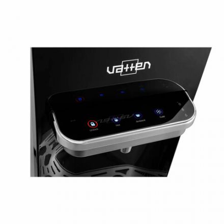 Кулер для воды VATTEN L06NK, напольный, НАГРЕВ/ОХЛАЖДЕНИЕ КОМПРЕССОР, бутыль снизу, 1 кран, сенсорное управление, серебристый, УТ-00001461