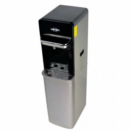 Кулер для воды VATTEN L06NK, напольный, НАГРЕВ/ОХЛАЖДЕНИЕ КОМПРЕССОР, бутыль снизу, 1 кран, сенсорное управление, серебристый, УТ-00001461