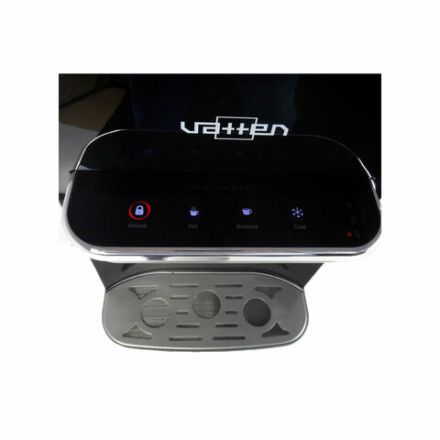 Кулер для воды VATTEN L06NK, напольный, НАГРЕВ/ОХЛАЖДЕНИЕ КОМПРЕССОР, бутыль снизу, 1 кран, сенсорное управление, серебристый, УТ-00001461