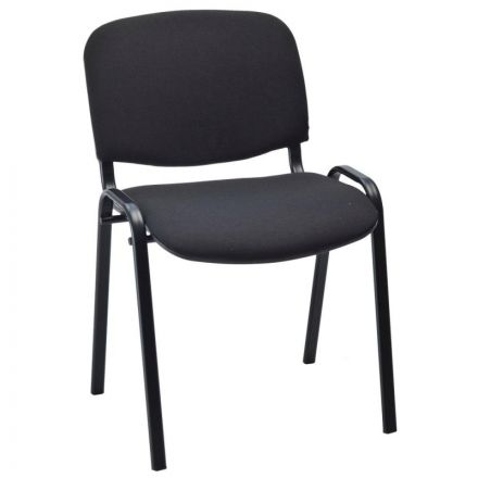 Стул FA_EChair Rio(ИЗО) черн, ткань черная С-11/ТК-1