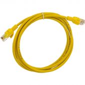 Патч-корд ExeGate UTP-RJ45-RJ45-5e-2M-YL, cat.5e, 2м, желтый <EX258674RUS