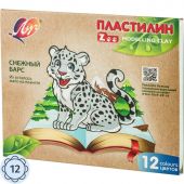 Пластилин Луч ZOO 12 цв., 29С 1722-08