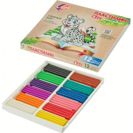 Пластилин Луч ZOO 12 цв., 29С 1722-08