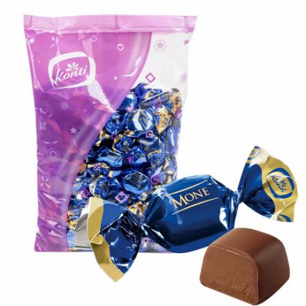 Конфеты KONTI "Моне" вкус молочный трюфель, 1000 г, 16514