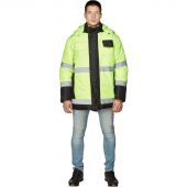 Куртка рабочая зимняя з44-КУ черн./лим. (р.52-54) 182-188