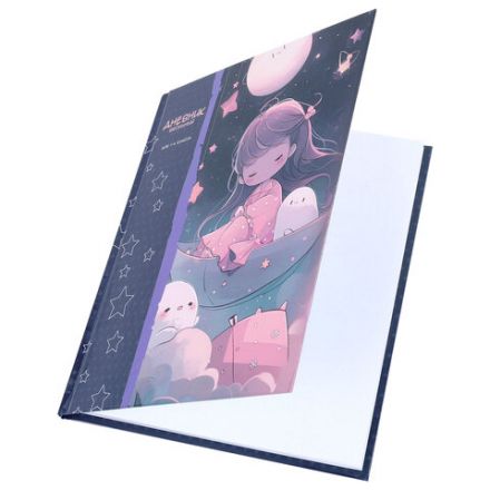 Дневник 1-4 класс 48 л., твердый, ЮНЛАНДИЯ, глянцевая ламинация, с подсказом, "Сказочный сон", 106828