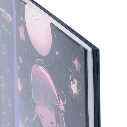 Дневник 1-4 класс 48 л., твердый, ЮНЛАНДИЯ, глянцевая ламинация, с подсказом, "Сказочный сон", 106828