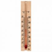 Термометр комнатный, "ДЕРЕВЯННЫЙ", диапазон: от 0 до +50 °C, ПТЗ, ТБ-206
