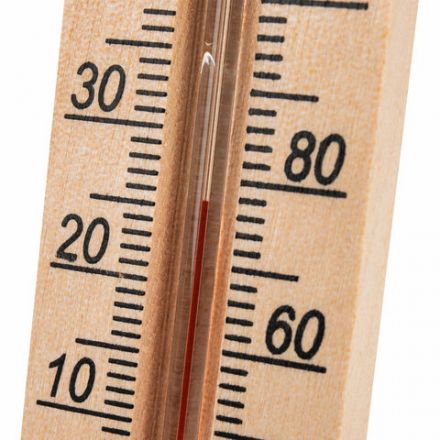 Термометр комнатный, "ДЕРЕВЯННЫЙ", диапазон: от 0 до +50 °C, ПТЗ, ТБ-206