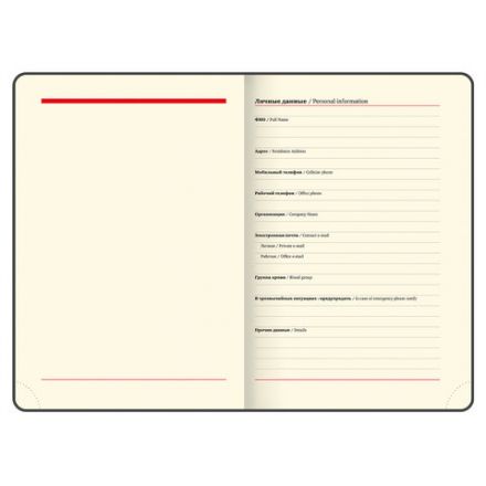 Ежедневник недатированный БОЛЬШОЙ ФОРМАТ 210х297 мм А4, BRAUBERG "Office", 160 л., черный, 113285