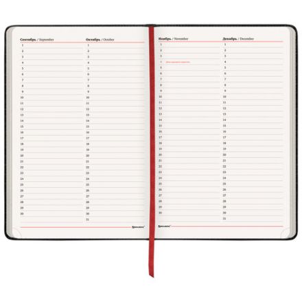 Ежедневник недатированный БОЛЬШОЙ ФОРМАТ 210х297 мм А4, BRAUBERG "Office", 160 л., черный, 113285