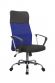 Кресло Smart RCH 8074 Чёрная ткань/Синяя сетка