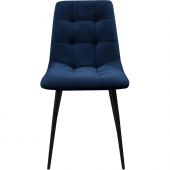 Стул GL_Риполи ЭМАЛЬ ЧЕРНЫЙ МУАР Catania Dark Blue/темно-синий