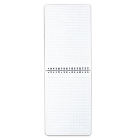 Блокнот А5 145х205 мм, 80 л., гребень, картон, жесткая подложка, клетка, HATBER, "INSIDE" ("Офисный"), 004881, 80Б5В1гр