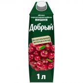 Сок Добрый яблоко/вишня/черноплодная рябина 1 л