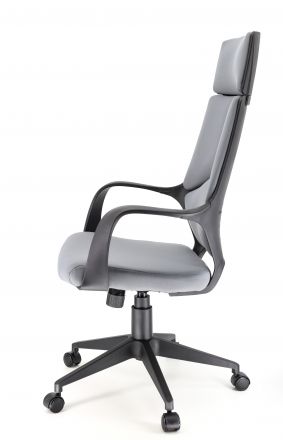 Кресло Everprof Trio Black T ткань серый