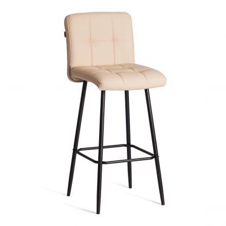 Барный стул  Medeo/Медео экокожа , бежевый, 45х56х113 см