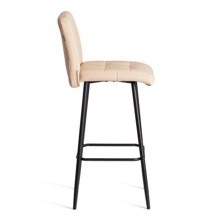 Барный стул  Medeo/Медео экокожа , бежевый, 45х56х113 см