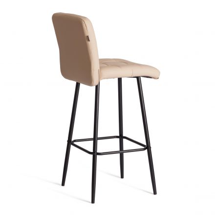 Барный стул  Medeo/Медео экокожа , бежевый, 45х56х113 см
