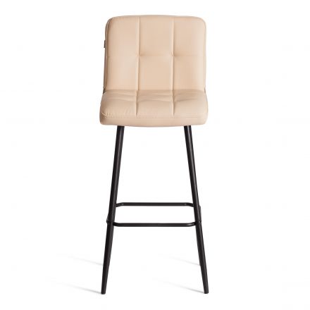 Барный стул  Medeo/Медео экокожа , бежевый, 45х56х113 см