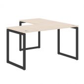 Стол угловой XQCT 1415 Бук Тиара/Антрацит 1400х1500х750 Стол угловой XQCT 1415 Бук Тиара/Антрацит 1400х1500х750