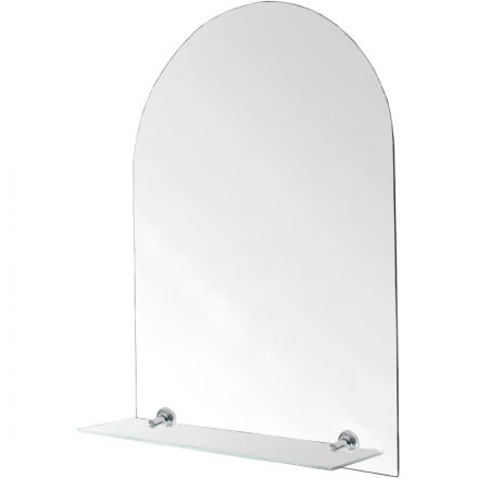 Зеркало МГЛ_ настенное ЭКО-27 (400x540) безрамное, 1 полка