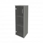 Riva Шкаф средний узкий левый А.СУ-2.4 (L) Металлик 404*365*1215