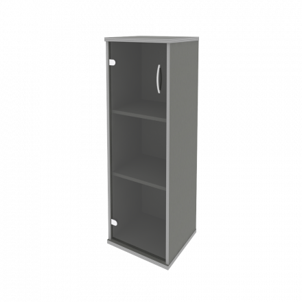 Riva Шкаф средний узкий левый А.СУ-2.4 (L) Металлик 404*365*1215