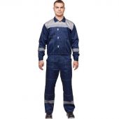 Костюм рабочий летний муж. л20-КБР синий/сер (р.56-58) 170-176