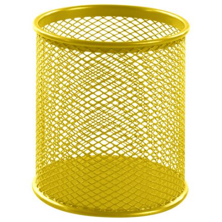 Подставка-органайзер BRAUBERG "Germanium", металлическая, круглое основание,100х89 мм, желтая, 231980 Подставка-органайзер BRAUBERG "Germanium", металлическая, круглое основание,100х89 мм, желтая, 231980