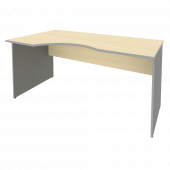 Riva Стол криволинейный левый А.СА-1 (L) Клён металлик 1600*900*750