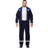 Костюм рабочий летний муж. л16-КБР с СОП син/вас (р.52-54) 182-188