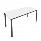 Slim Стол письменный на металлокаркасе С.СП-6 Белый/Антрацит металл 1580*720*750