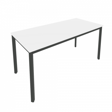 Slim Стол письменный на металлокаркасе С.СП-6 Белый/Антрацит металл 1580*720*750