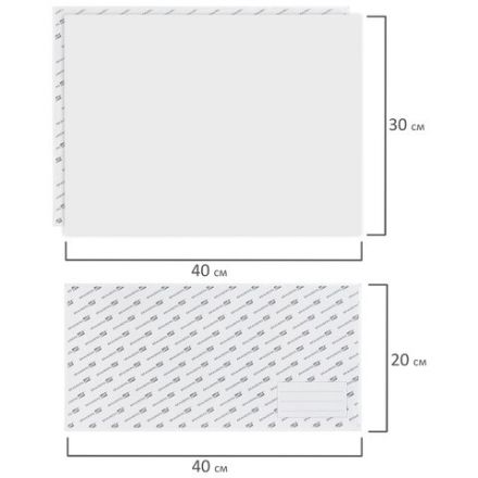 Холсты на картоне НАБОР 20 штук, 280 г/м2, грунт, 100% хлопок, BRAUBERG ART CLASSIC, 192431