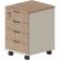Тумба мобильная Комус Мебель Easy One 4 ящ. подкатн. Вяз Шв/Кшм (250555)