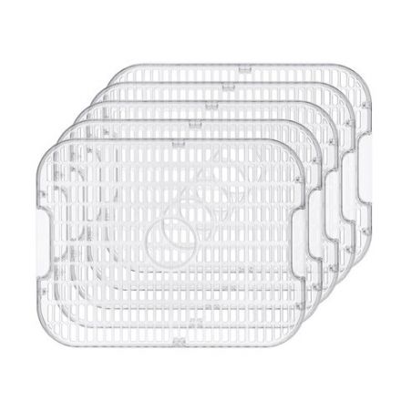 Сушилка для овощей KITFORT КТ-1912, 250 Вт, 5 поддонов, механическое управление, черная/серебристая