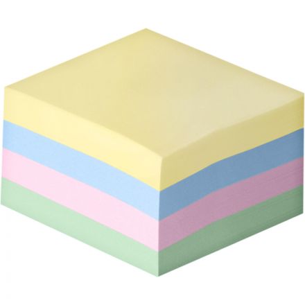 Стикеры Attache Simple куб 51х51, пастель 4 цвета 400 л